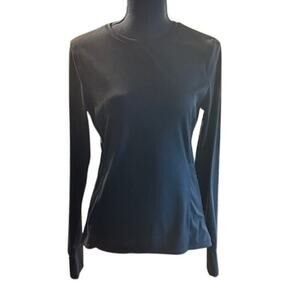 Spyder Active Black Long Sleeve Performance Base Layer Top – Women’s M